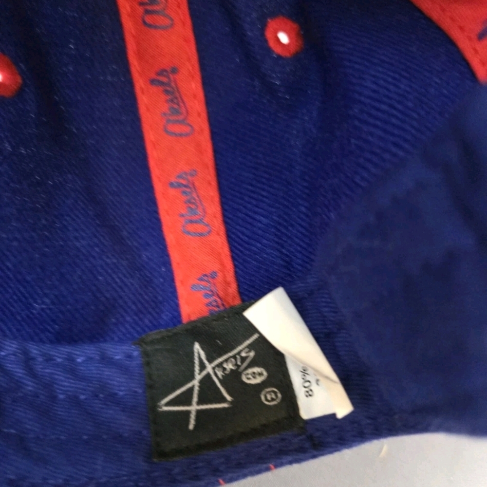 Aksels Colorado Sun & Mountain Youth Snapback Hat Royal Blue Red - Picture 8 of 8